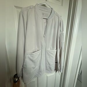 Figs Women's white Utility Jacket